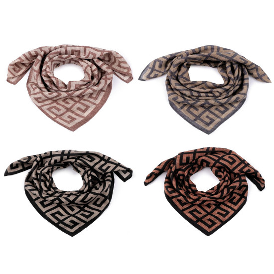 Esarfa 65x65 cm - Negru (10 Bucăți) Esarfa 65x65 cm - Negru (10 Bucăți)