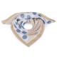 Batic din satin buline 70x70 cm - Bej (3 Bucăți) Batic din satin buline 70x70 cm - Bej (3 Bucăți)