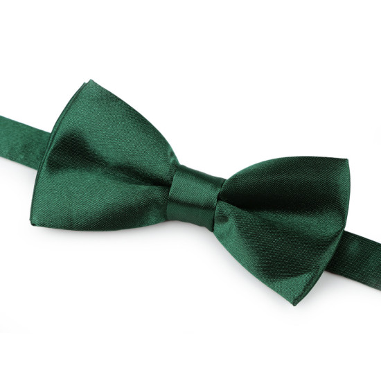 Papion mic din satin în cutie - Verde brad (1 Bucată) Papion mic din satin în cutie - Verde brad (1 Bucată)