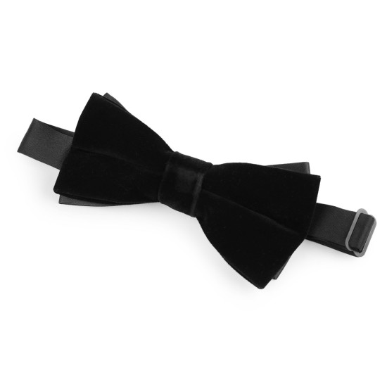 Papion din catifea - Negru (3 Bucăți) Papion din catifea - Negru (3 Bucăți)