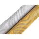 Organza cu sclipici, latime 48 cm - Argintiu (1 Metru)