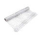 Organza cu sclipici, latime 48 cm - Argintiu (1 Metru)