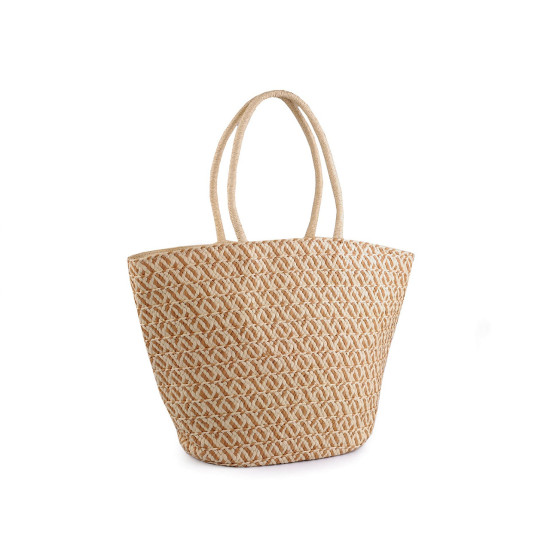 Geanta de vara/plaja din paie de hartie 34x45 cm - Negru (1 Bucată) Geanta de vara/plaja din paie de hartie 34x45 cm - Negru (1 Bucată)