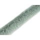 Blană sintetică decorativă, lățime 3 cm - Verde salvie deschis (5 Metri) Blană sintetică decorativă, lățime 3 cm - Verde salvie deschis (5 Metri)