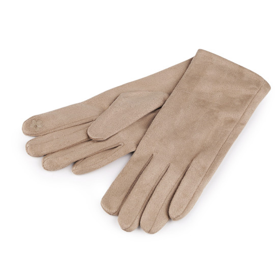 Mănuși de damă, tactile - Gri deschis (12 Perechi) Mănuși de damă, tactile - Gri deschis (12 Perechi)