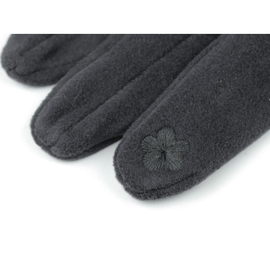 Mănuși de damă cu blană, tactile - Gri neutral (1 Pereche) Mănuși de damă cu blană, tactile - Gri neutral (1 Pereche)