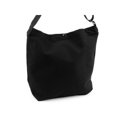 Geanta textila din bumbac decorabila 36x45 cm - Negru (1 Bucată)