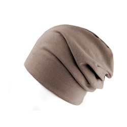Caciula din bumbac  / fular unisex - Maro bronz (1 Bucată)