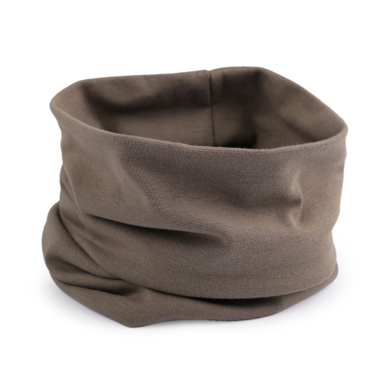 Caciula din bumbac / fular unisex - Gri neutral (1 Bucată) Caciula din bumbac / fular unisex - Gri neutral (1 Bucată)
