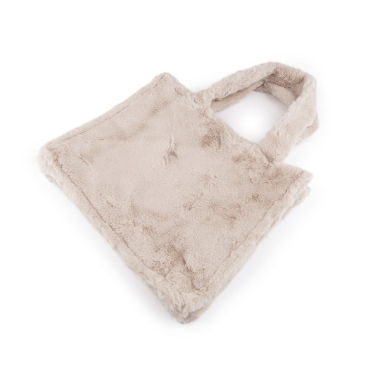Geanta / poseta blana 44x35 cm - Bej deschis (1 Bucată) Geanta / poseta blana 44x35 cm - Bej deschis (1 Bucată)