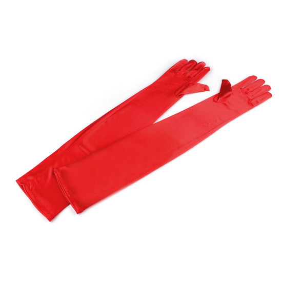 Mănuși satinate de ocazie lungi - Negru (1 Pereche) Mănuși satinate de ocazie lungi - Negru (1 Pereche)