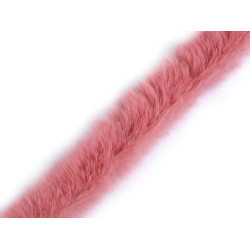 Blana sintetica 1,5 cm - Roz pudrat (1 Metru)