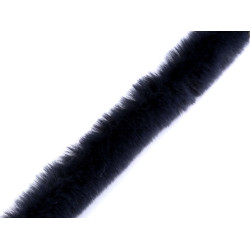 Blana sintetica 1,5 cm - Albastru închis (1 Metru)