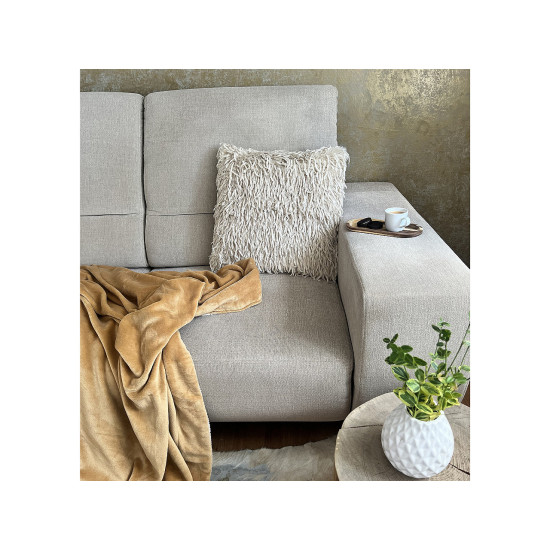 Fata de perna 45x45 cm - Crem foarte deschis (1 Bucată)