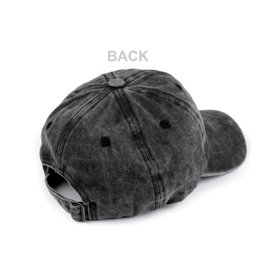 Șapcă din bumbac unisex - Gri închis (1 Bucată) Șapcă din bumbac unisex - Gri închis (1 Bucată)