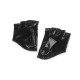 Mănuși fără degete din imitație de latex - Roșu (1 Pereche)