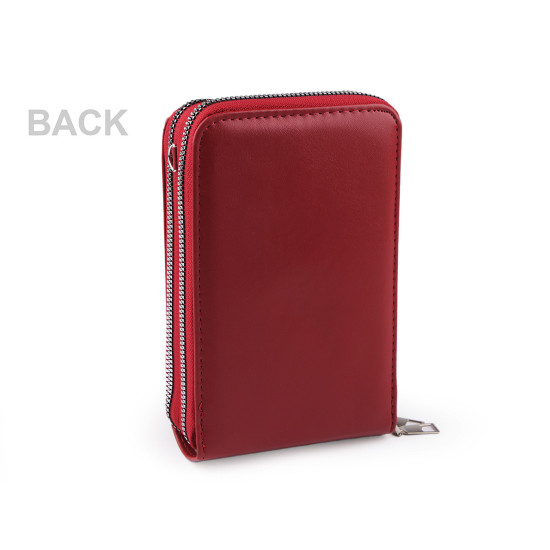 Portofel crossbody cu buzunar pentru telefon mobil 11x18cm - Roz vintage (5 Bucăți) Portofel crossbody cu buzunar pentru telefon mobil 11x18cm - Roz vintage (5 Bucăți)