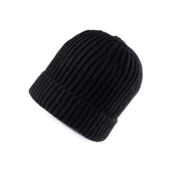 Caciula de iarna unisex - Negru (1 Bucată)