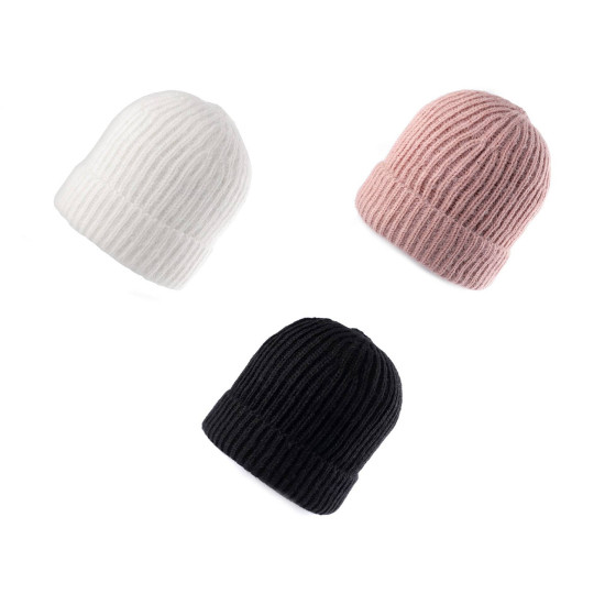 Caciula de iarna unisex - Crem foarte deschis (3 Bucăți) Caciula de iarna unisex - Crem foarte deschis (3 Bucăți)
