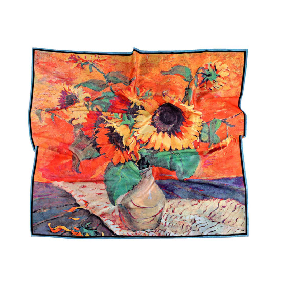 Eșarfă din satin 70x70 cm - Cadmium orange (1 Bucată) Eșarfă din satin 70x70 cm - Cadmium orange (1 Bucată)
