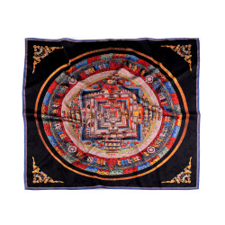 Eșarfă din satin 70x70 cm - Multicolor (1 Bucată)