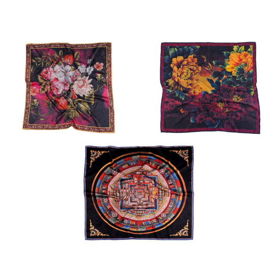 Eșarfă din satin 70x70 cm - Cadmium orange (1 Bucată) Eșarfă din satin 70x70 cm - Cadmium orange (1 Bucată)