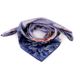 Eșarfă din satin 70x70 cm - Gri oțel (1 Bucată)