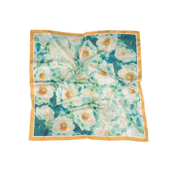 Eșarfă din satin 70x70 cm - Cadmium orange (1 Bucată) Eșarfă din satin 70x70 cm - Cadmium orange (1 Bucată)