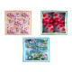 Eșarfă din satin 50x50 cm - Red pink (3 Bucăți) Eșarfă din satin 50x50 cm - Red pink (3 Bucăți)