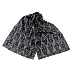 Eșarfă calduroasă / șal 70x190 cm - Negru (1 Bucată)