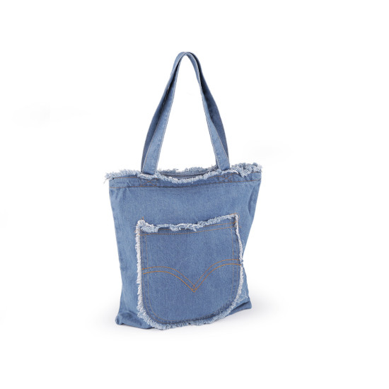 Geantă jeans - Albastru închis (1 Bucată) Geantă jeans - Albastru închis (1 Bucată)