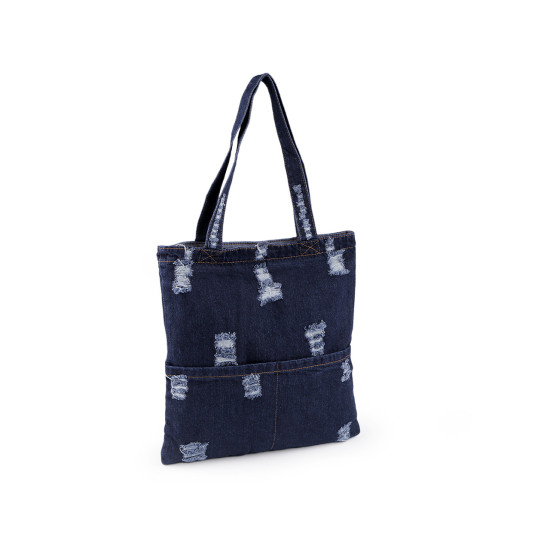 Geantă jeans - Albastru închis (1 Bucată) Geantă jeans - Albastru închis (1 Bucată)