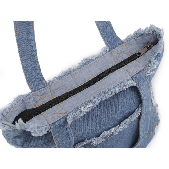 Geantă jeans - Albastru închis (1 Bucată) Geantă jeans - Albastru închis (1 Bucată)