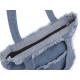 Geantă jeans - Albastru închis (1 Bucată) Geantă jeans - Albastru închis (1 Bucată)