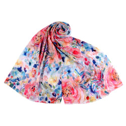 Eșarfă de vară / șal 75x180 cm - Multicolor (1 Bucată)