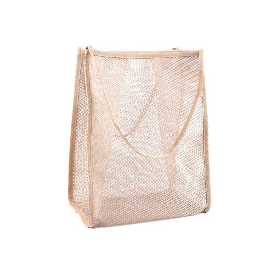 Geanta plasa 30x38 cm - Bej (1 Bucată)