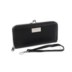 Portofel de dama 9x19 cm - Negru (1 Bucată)