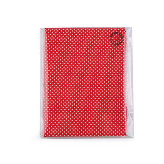 Eșarfă din bumbac cu buline 65x65 cm - Albastru berlin (6 Bucăți)