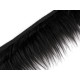 Blană sintetică decorativă pentru figurine, lățime 13 cm - Negru (1 Metru) Blană sintetică decorativă pentru figurine, lățime 13 cm - Negru (1 Metru)