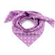 Batic din bumbac cu buline 70x70 cm - Alb (1 Bucată)