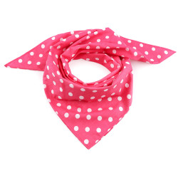 Batic din bumbac cu buline 70x70 cm - Roz (1 Bucată)