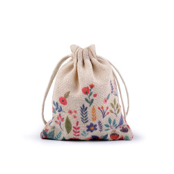 Geanta cadou de in 10x13 cm - Ecru (1 Bucată)