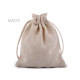 Saculet cadou primavara/paste 13x18 cm - Ecru (1 Bucată)