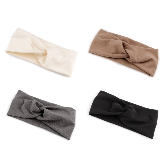 Bentiță de păr soft fleece - Bej (8 Bucăți) Bentiță de păr soft fleece - Bej (8 Bucăți)