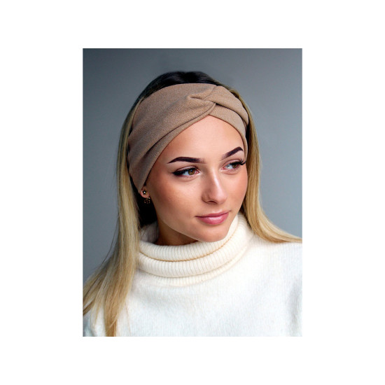 Bentiță de păr soft fleece - Bej (8 Bucăți) Bentiță de păr soft fleece - Bej (8 Bucăți)