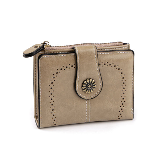 Portofel de dama 9x12 cm - Taupe (1 Bucată) Portofel de dama 9x12 cm - Taupe (1 Bucată)