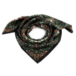 Esarfa mandala 65x65 cm - Verde salvie inchis (1 Bucată)