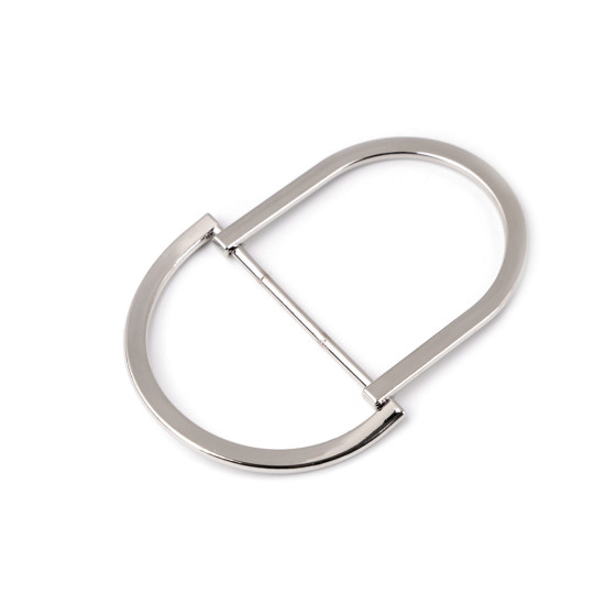 Catarama de curea metalica 30 mm - Nichel (1 Bucată) Catarama de curea metalica 30 mm - Nichel (1 Bucată)