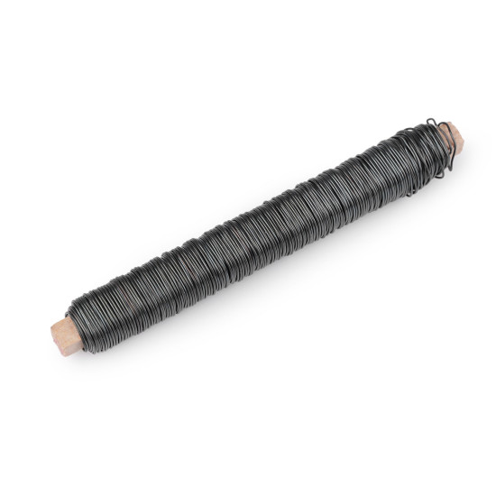 Sârmă floristică, ø0,65 mm 100 g - Negru (1 Bucată)