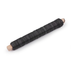 Sârmă floristică, ø0,65 mm 100 g - Negru (1 Bucată)